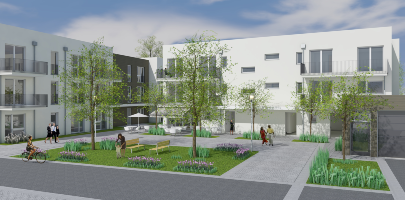 Innenhof Mehrgenerationencampus