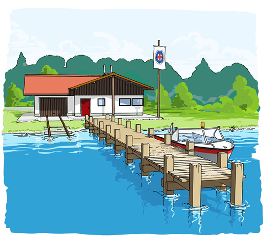 Wasserwachtsstation Herrsching
